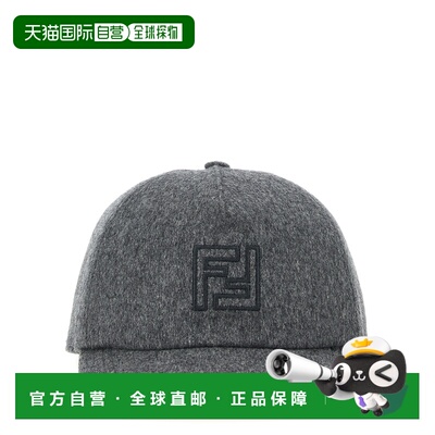 香港直邮FENDI 男士帽子 FXQ768AYK2F0COK AW2025 灰色 WOOL AND