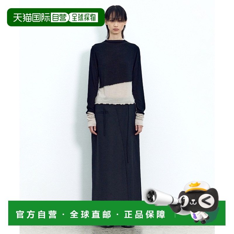 韩国直邮INSILENCE女款设计师新款秋冬高级简约时尚半身裙IW2D4SK