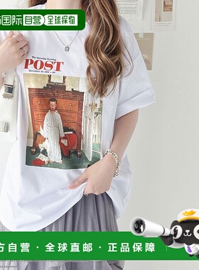 日本直邮Classical Elf 《THE SATURDAY EVENING POST》×古典精T