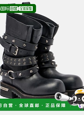 1h可退 香港直邮Balenciaga 巴黎世家 女士 Venom City 皮质骑士