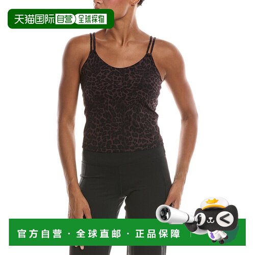 自营Sweaty Betty Ultimate Studio绑带坦克-棕色 美国奥莱直发