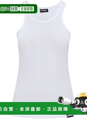 香港直邮DSQUARED2 女士背心吊带 D8D05580011012 AW2024 白色