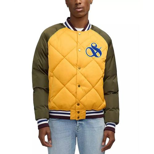 美国直邮SCOTCH SODA 男士 Yrachie 拼色绗缝大学飞行员夹克