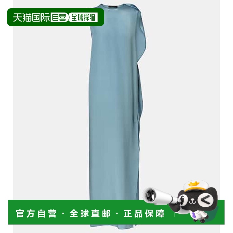 香港直邮MaxMara 麦斯玛拉 女士 Elegante Odessa 真丝长款连衣裙