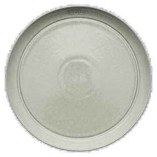 自营 Staub 陶瓷餐具 4 件装 10 英寸餐盘套装 - 白松露 美国奥莱
