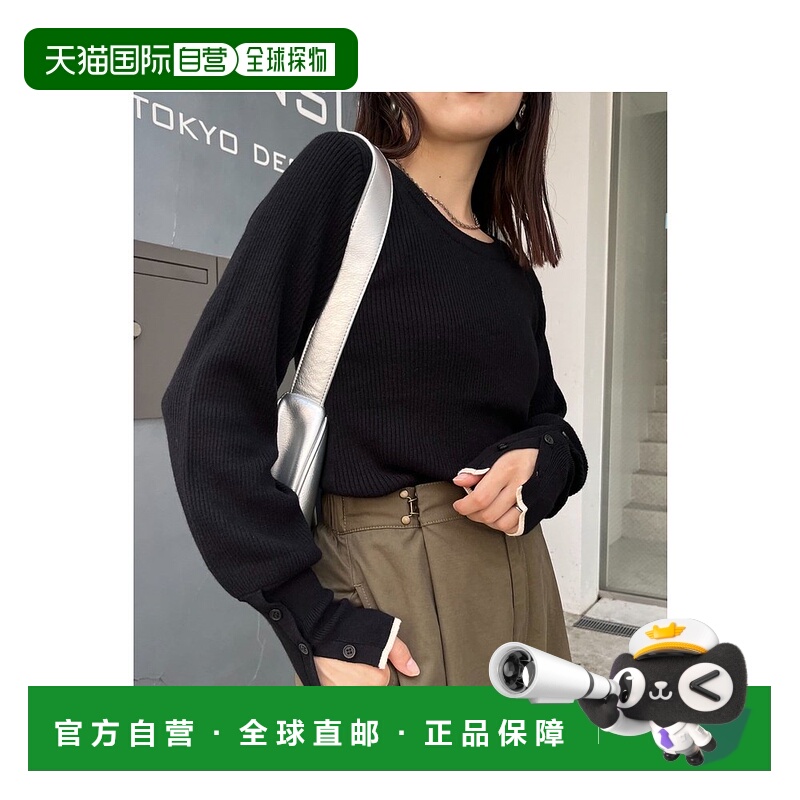 日本直邮CIAOPANIC TYPY 女士宽袖纽扣针织衫 TYZ10A2105A0002