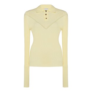 罗纹棉混纺Polo衫 Bottega 女士 Veneta 葆蝶家