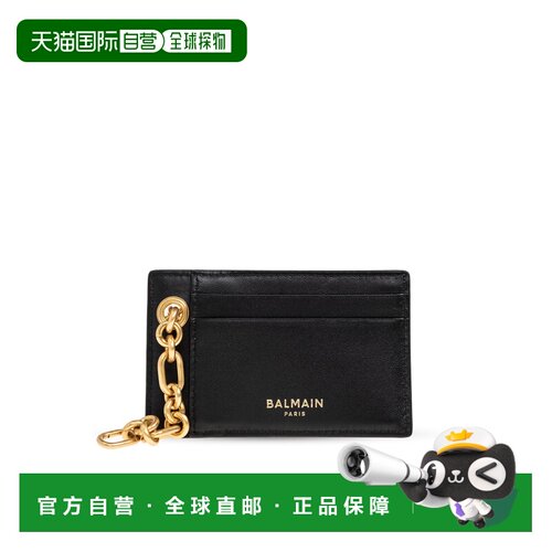 1h可退 香港直邮BALMAIN 男士钱包 GM1MA093TJQOGFE CO 黑色 Card