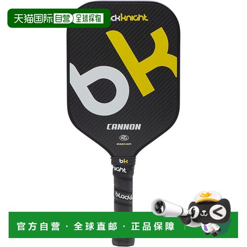 日本直邮Black Knight CANNON PP-9128 匹克球拍 男女通用 黑色