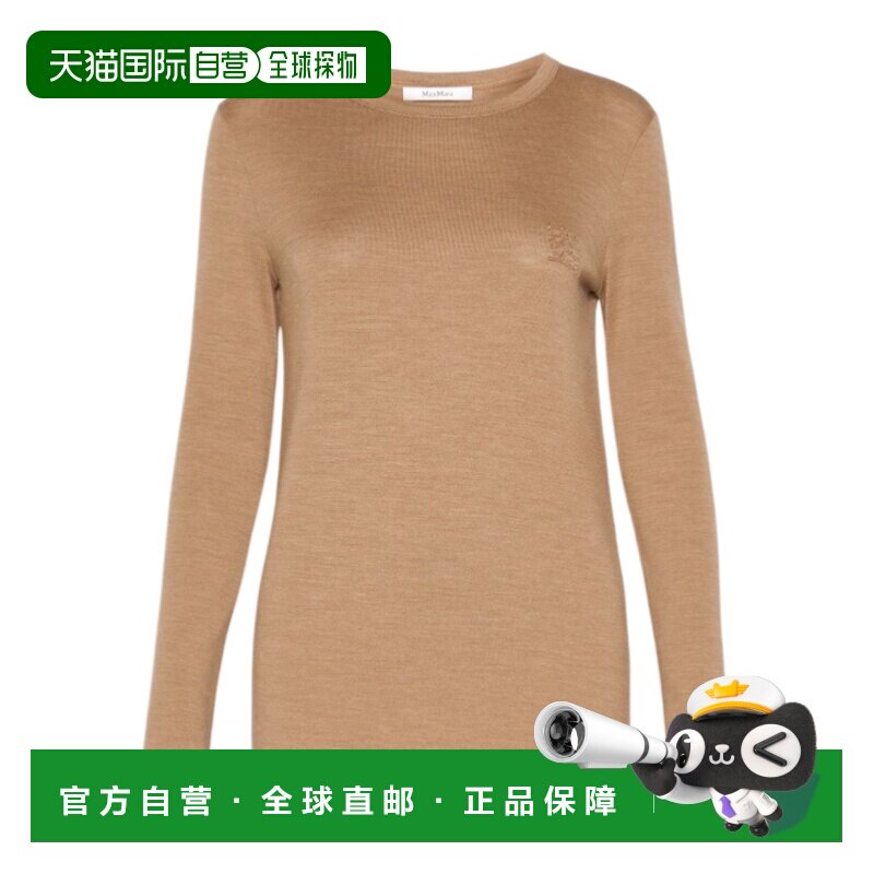 香港直邮MAX MARA 女士T恤 1946026206002 AW2026 驼色 长袖T恤图片