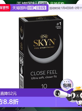 澳大利亚直邮SKYN 亲密接触系列薄避孕套 10只/盒正品