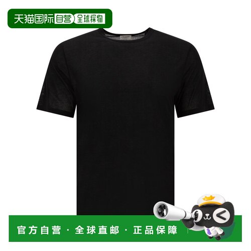1h可退 欧洲直邮SAINT LAURENT 男士T恤 749102Y37IL1000 CO 黑色
