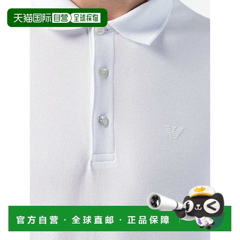 1h可退 香港直邮EMPORIO ARMANI 男士T恤 8N1F121J0SZWHITE短袖