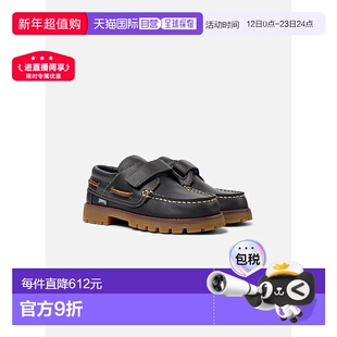 自营camper船鞋儿童露营车Compas儿童-蓝色 美国奥莱直发