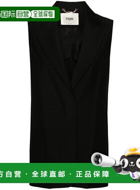 香港直邮FENDI 女士西服  FT5990S9AF0GME CO黑色西装