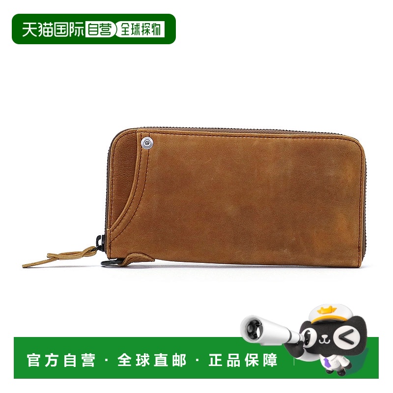 日本直邮 CORBO 钱包品牌时尚圆形拉链零钱包卡收纳钱包 CLAY Wor