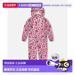 自营deux par deuxRain One-Piece in Polyurethane Pink Heart P