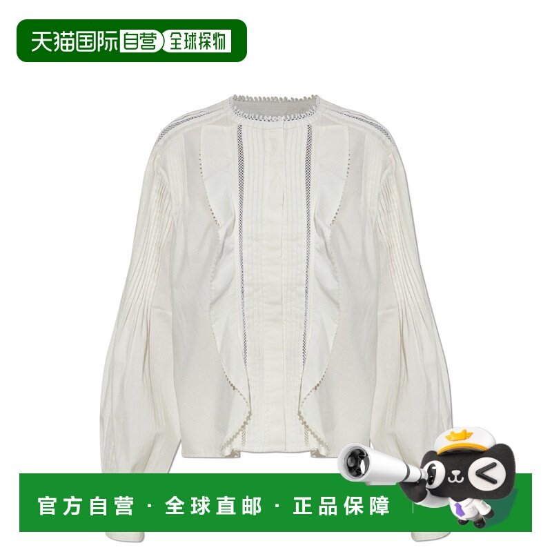 香港直邮ISABEL MARANT 女士衬衫 CH0308FAD1I02IWHITE SS2026