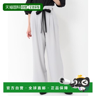 1h可退 日本直邮MISCH MASCH 2025春夏新款 带链条腰带的宽松裤子