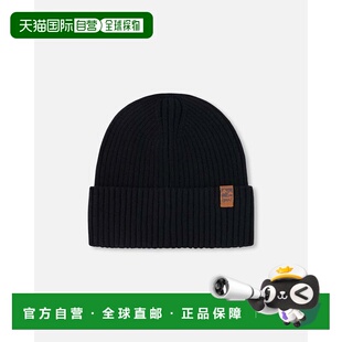 自营deux par deuxRib Knit Beanie Hat Black - black 美国奥莱