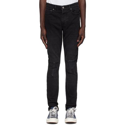 美国直邮Ksubi|黑色 Chitch Krow Krushed 牛仔裤