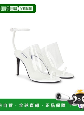 1h可退 香港直邮Alaia 女士 不对称凉鞋 AA3S116CK299 white白色