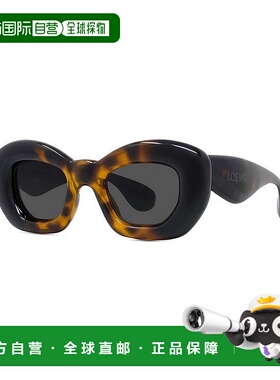 1h可退 香港直邮LOEWE 罗意威 男士 LW40117I 52A 标志太阳镜 LW4