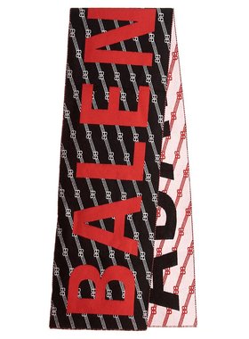 BALENCIAGA 女士围巾 617654320B01074 AW2022 黑色