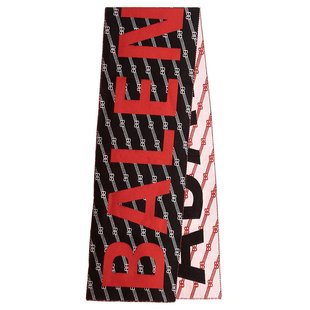 AW2022 617654320B01074 黑色 女士围巾 BALENCIAGA