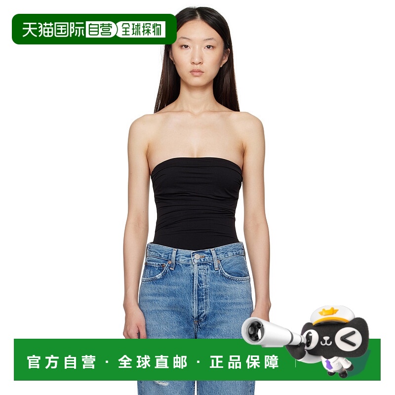 1h可退 香港直邮潮奢 AGOLDE 女士 黑色 Gwyneth 连体衣 A7342146