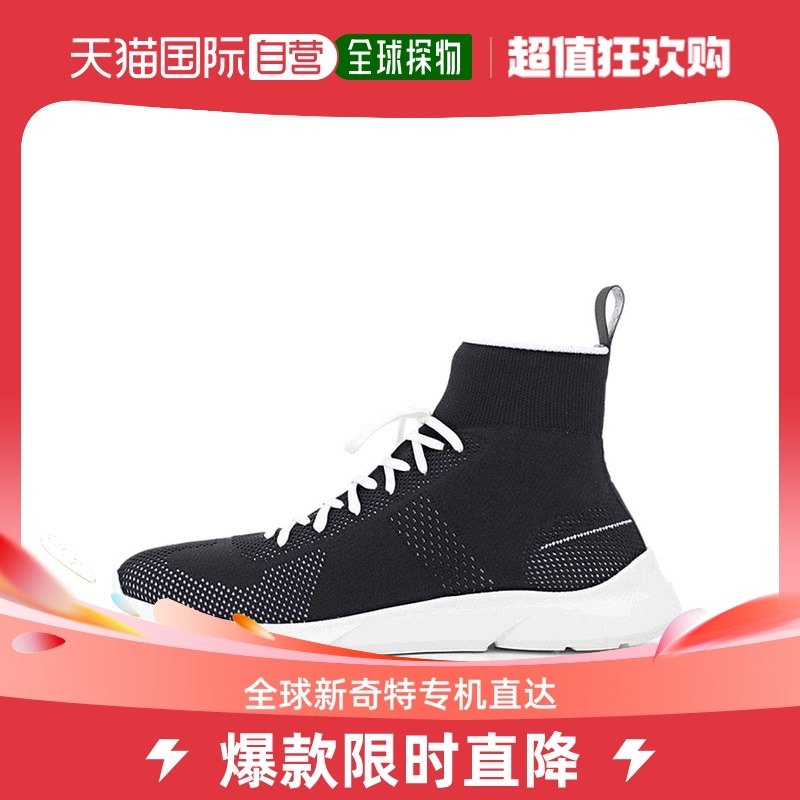 香港直邮Dior迪奥黑色男士运动鞋高帮针织休闲鞋3SN224YAE969