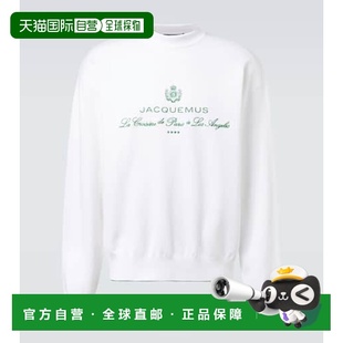 徽标刺绣卫衣 1h可退 Venice 男士 white白色 香港直邮Jacquemus