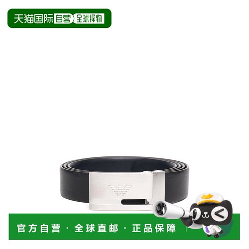 香港直邮EMPORIO ARMANI 男士腰带 Y4S498YLP4E81519 皮带 CO黑色