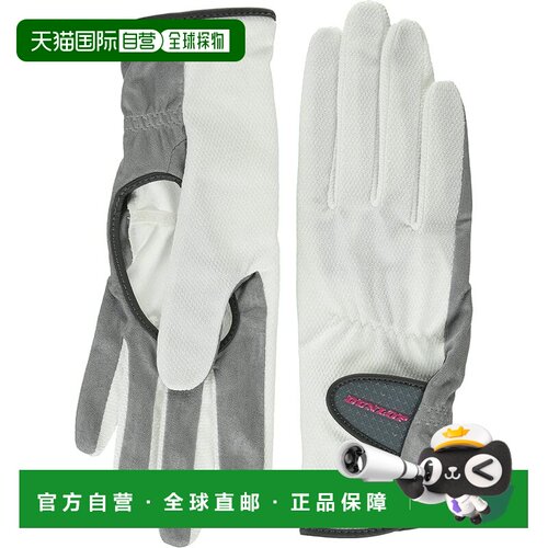 【日本直邮】DUNLOP 网球手套 双手 白 L TGG0116W