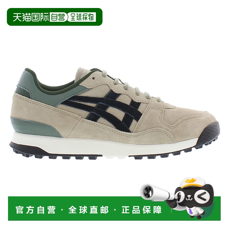 美国直邮Asics亚瑟士男女款运动鞋复古跑鞋卡其色低帮系带时尚