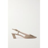 Roger Vivier罗杰维维亚女士粗跟方头高跟凉鞋