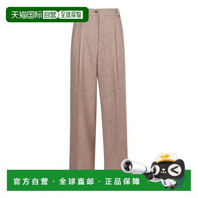 香港直邮HERNO 女士休闲裤 PT000124D171351985 SS2025 浅棕色
