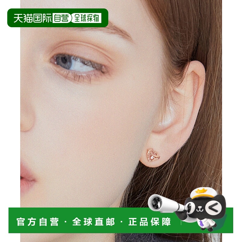 韩国直邮JESTINA 女士耳环 JJEREQ3BF666R4000 14K耳钉耳饰配饰