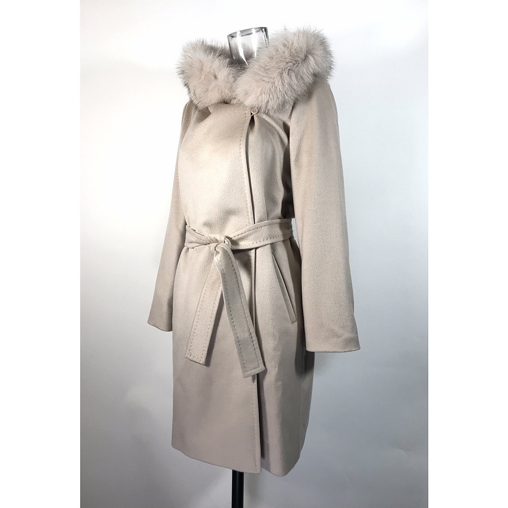 MAX MARA 女士外套 6086095906002 AW2021 花色 长袖连帽大衣