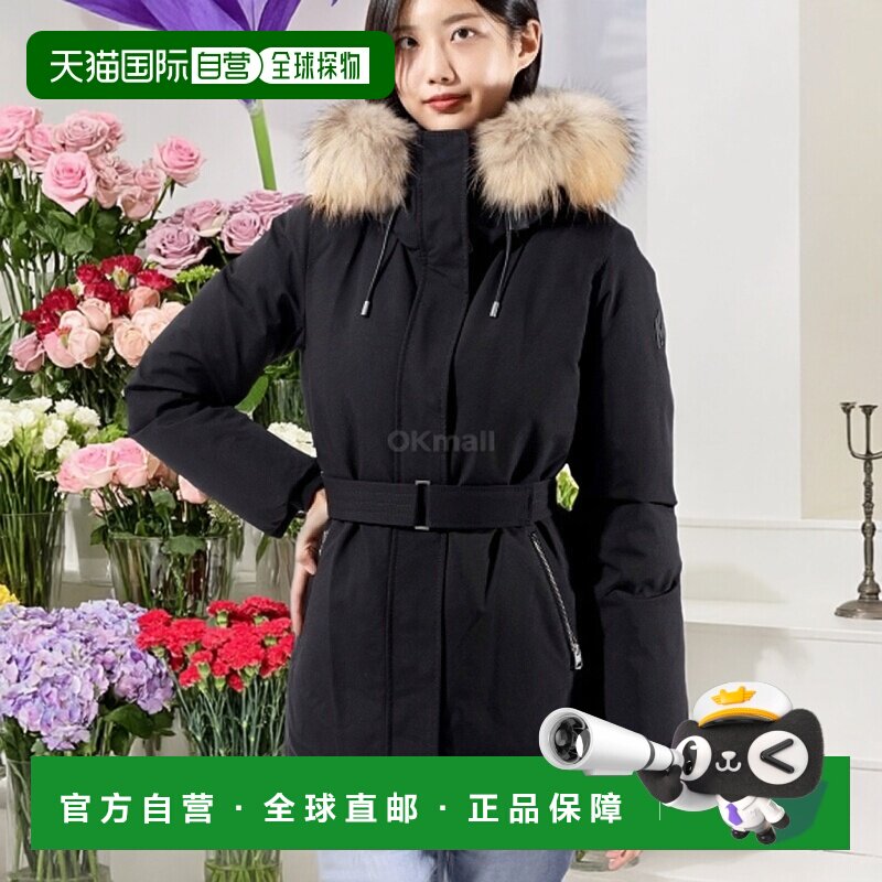 韩国直邮MACKAGE  JENI-F (黑色) 女士连帽拉链羽绒服图片