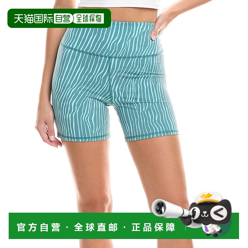 自营 spiritual gangster精神黑帮制造浪潮乔普林自行车短裤-蓝色