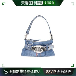 Dsquared2 二次方 女士 香港直邮潮奢 哥特式 漂白效果牛仔布包