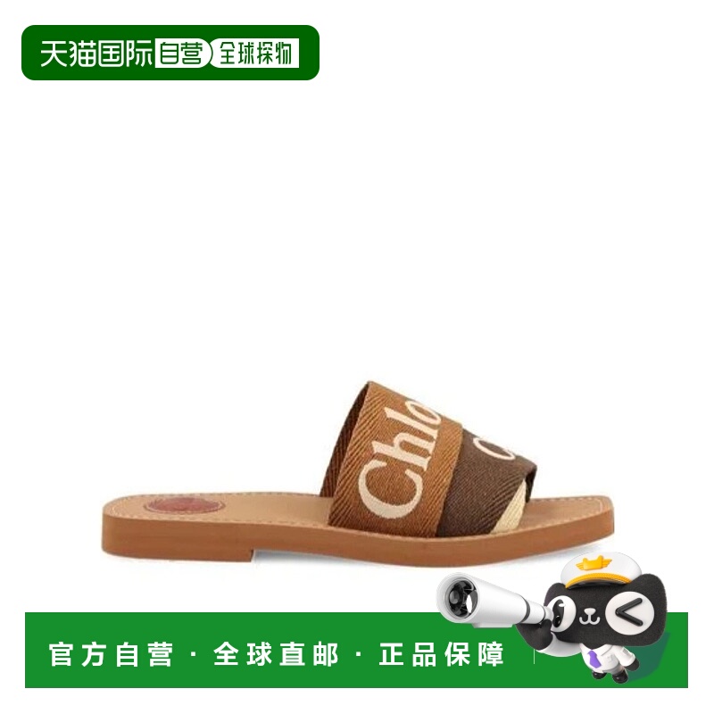 1h可退 香港直邮CHLOÉ 女士凉鞋 C23U188EF20V AW2025 棕色 Woody