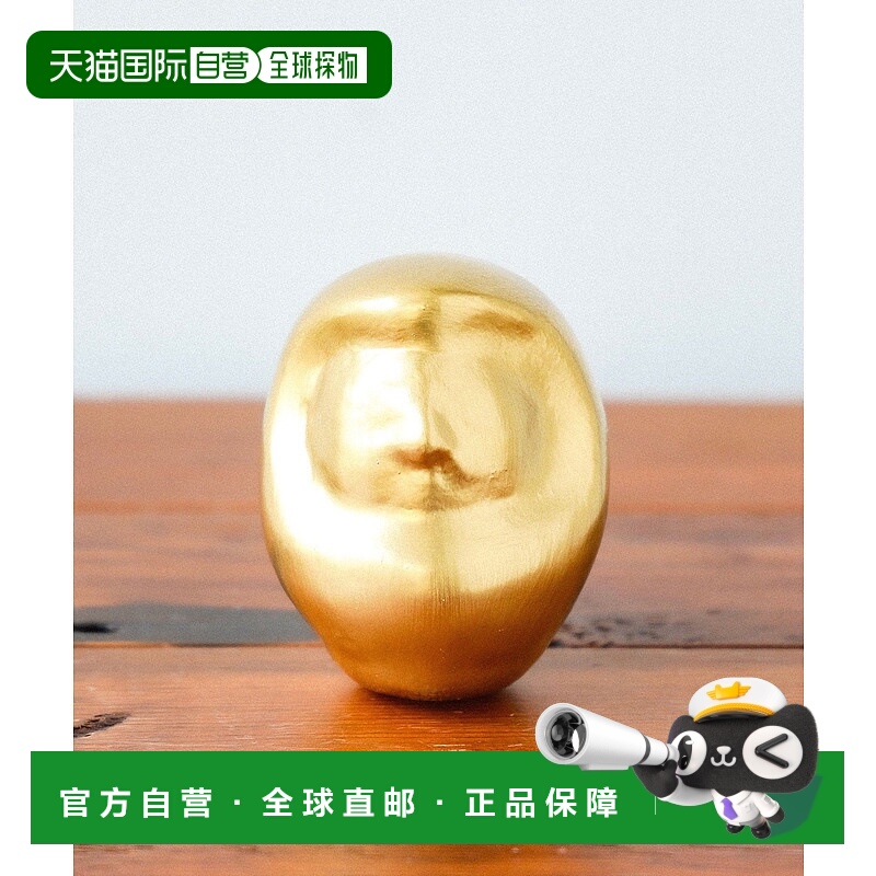 日本直邮BEAMS 白河だるま総本舗 金色小达摩摆件