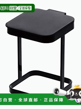 【日本直邮】山崎实业 塑料袋环保袋支架 带盖 黑色 tower 3331