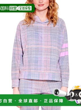 自营 SUNDRY Plaid HoodieMulti 卫衣帽衫连帽衫美国奥莱直发