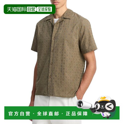 【美国直邮】vince 男士 衬衫新款短袖