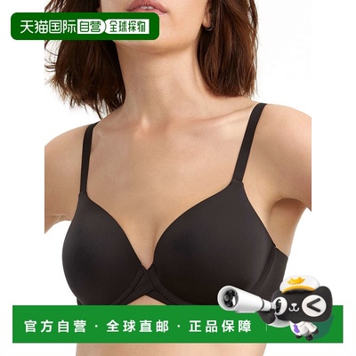 自营Maidenform女式One Fab Fit 2.0 Demi T恤文胸-黑色 美国奥莱