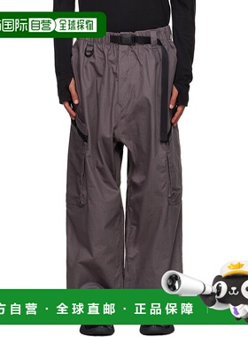 1h可退 香港直邮潮奢 Y-3 男士 灰色工装裤 KB2076 舒适时尚