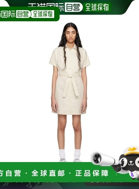 1h可退 香港直邮潮奢 A.P.C. 女士 灰白色 New Drew Courte 连衣